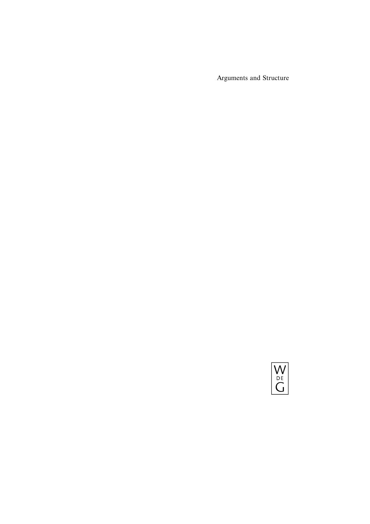 Arguments and Structure: Studies on the Architecture of the Sentence by Teun Hoekstra