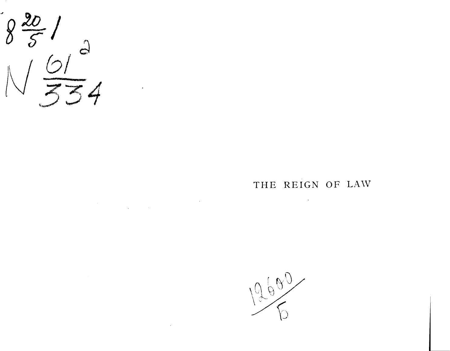 Argyll George Douglas Campbell - The reign of law by 1867