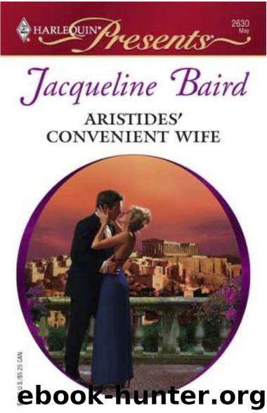 Aristides' Convenient Wife by jacqueline Baird