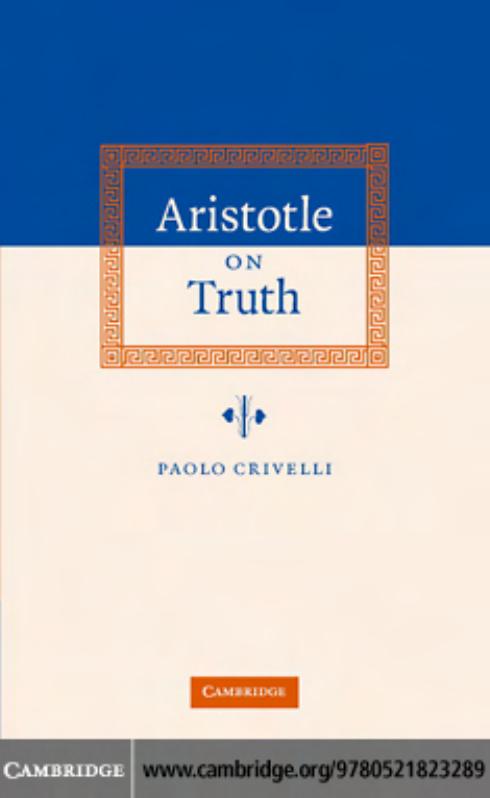 Aristotle on Truth by Paolo Crivelli
