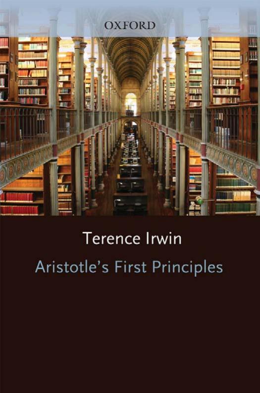 Aristotle's First Principles by Unknown