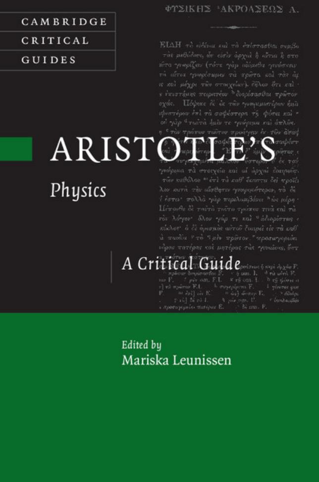 Aristotle's Physics: A Critical Guide by Mariska Leunissen