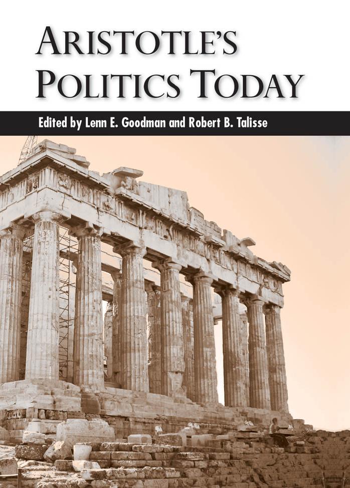 Aristotle's Politics today by Goodman Lenn Evan; Talisse Robert B.; Aristotle