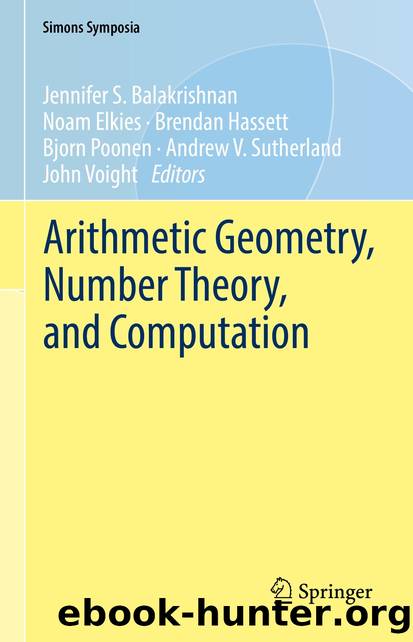 Arithmetic Geometry, Number Theory, and Computation by Unknown