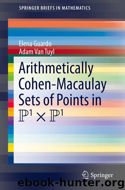 Arithmetically Cohen-Macaulay Sets of Points in P^1 x P^1 by Elena Guardo & Adam Van Tuyl
