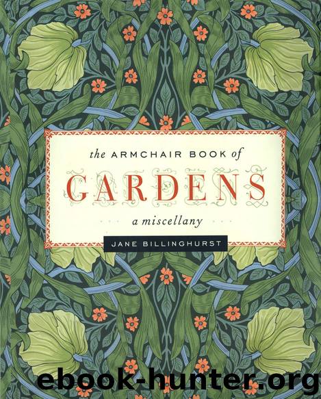 Armchair Book of Gardens by Jane Billinghurst