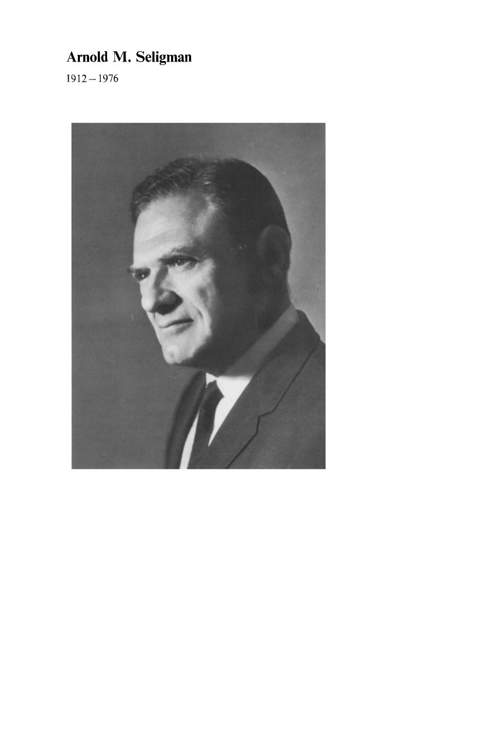 Arnold M. Seligman by Unknown