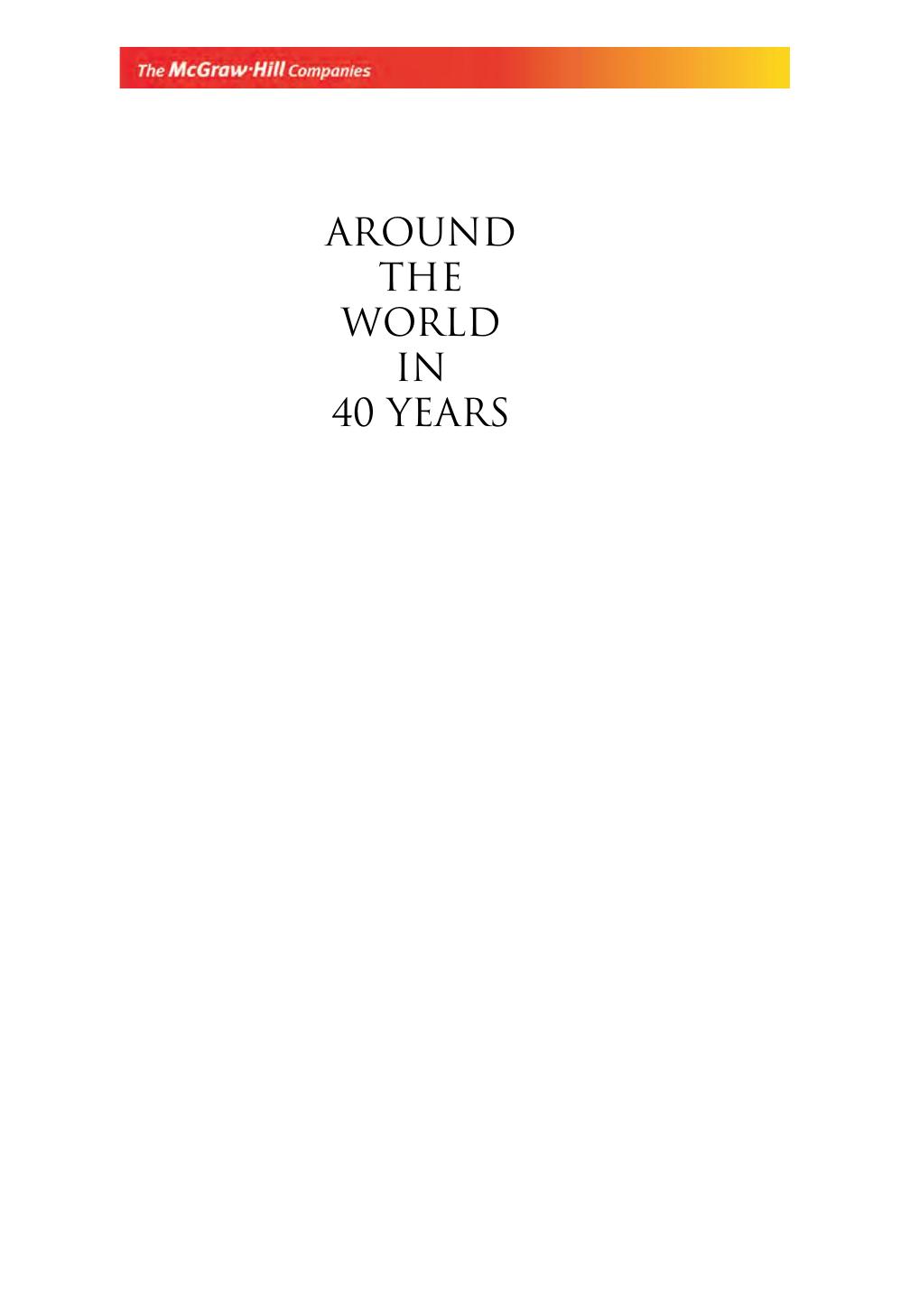 Around the World in 40 Years by Ram Sehgal