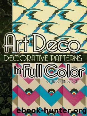 Art Deco Decorative Patterns in Full Color by Christian Stoll
