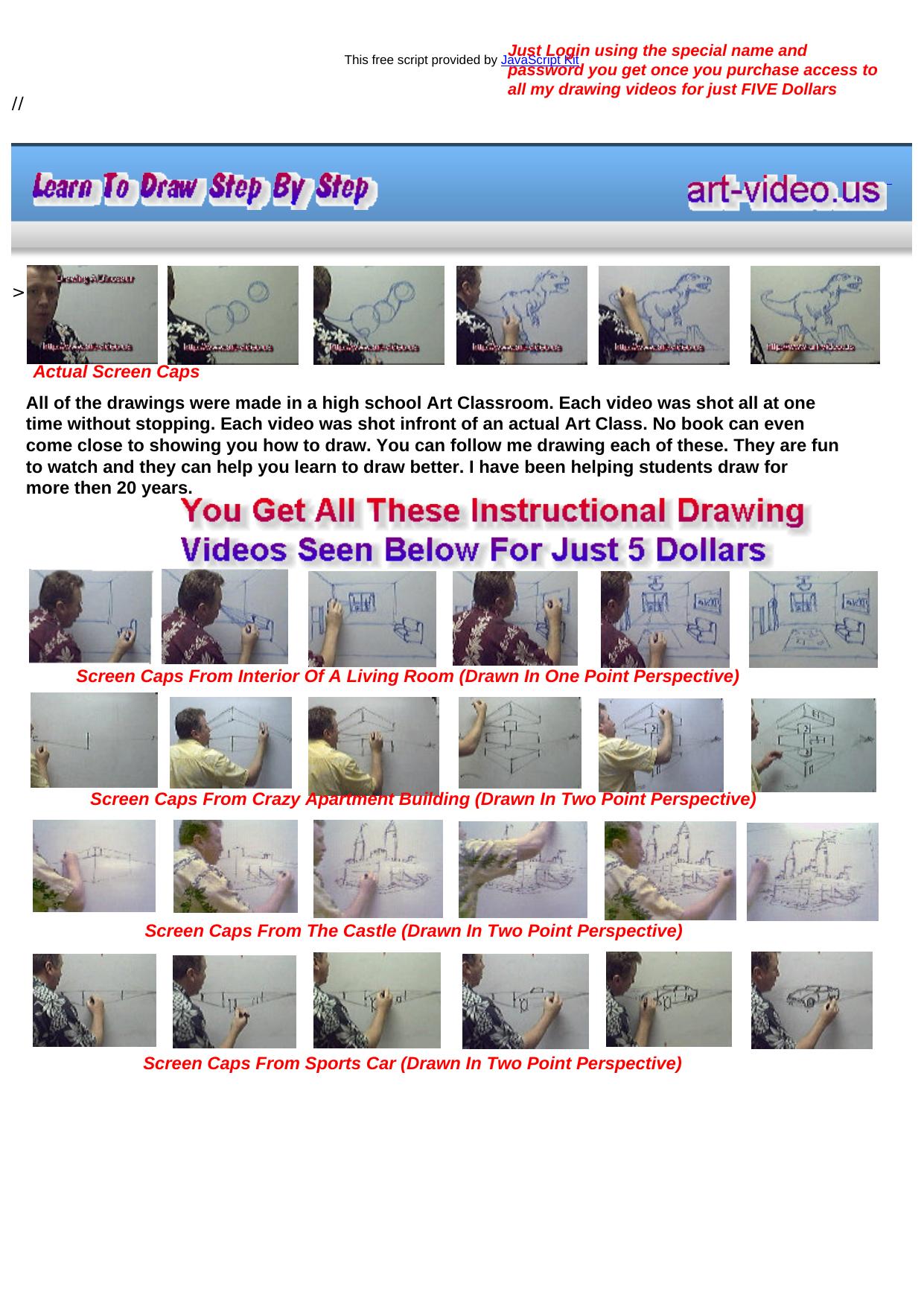 Art Instruction Step By Step Easy Drawing Videos. by Best of Kuszter's Collection