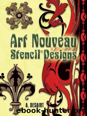 Art Nouveau Stencil Designs by A. Desaint