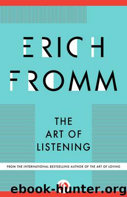 Art of Listening by Erich Fromm