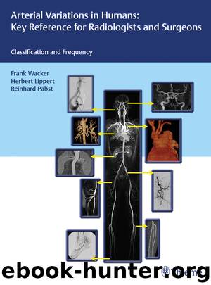 Arterial Variations in Humans: Key Reference for Radiologists and Surgeons by Frank K. Wacker Herbert Lippert Reinhard Pabst