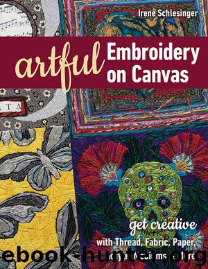 Artful Embroidery on Canvas by Irene Schlesinger