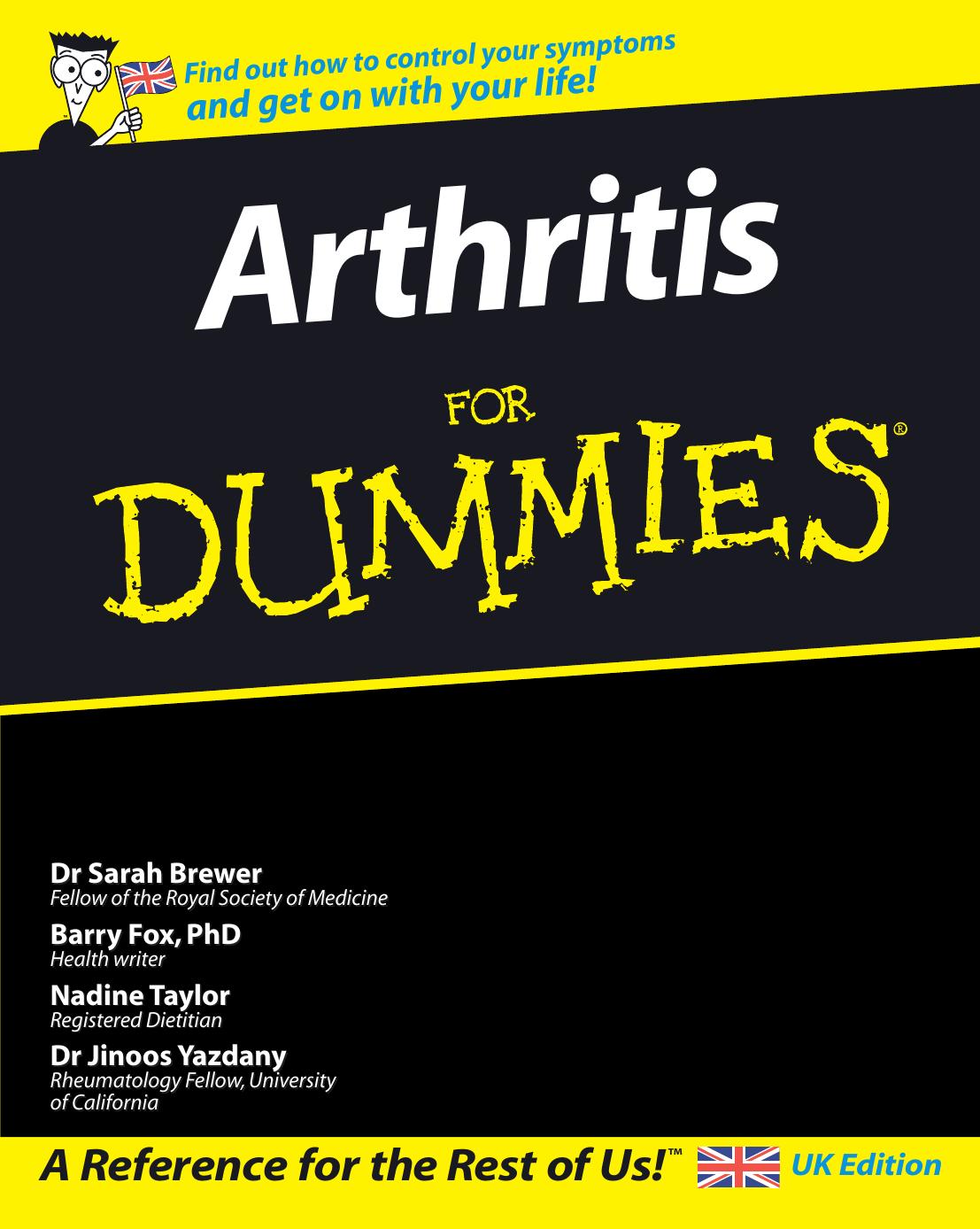Arthritis For Dummies by Brewer Sarah & Fox Barry & Taylor Nadine & Yazdany Jinoos
