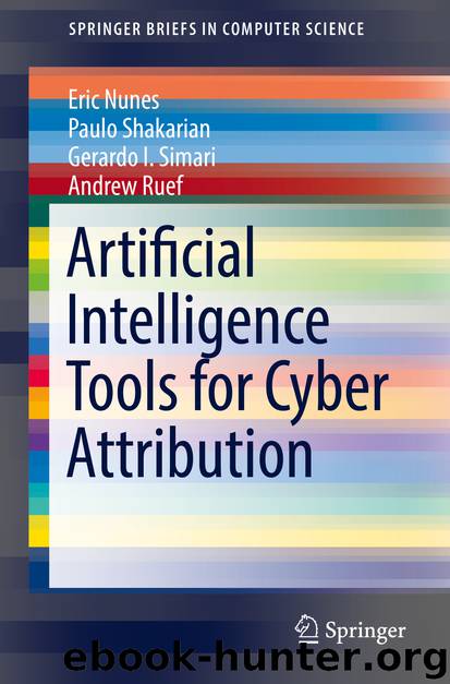 Artificial Intelligence Tools for Cyber Attribution by Eric Nunes Paulo Shakarian Gerardo I. Simari & Andrew Ruef