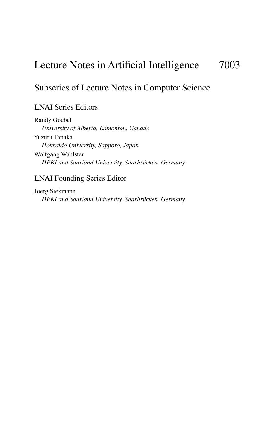 Artificial Intelligence and Computational Intelligence: Third International Conference, AICI 2011, Taiyuan, China, September 24-25, 2011, Proceedings, Part II by unknow