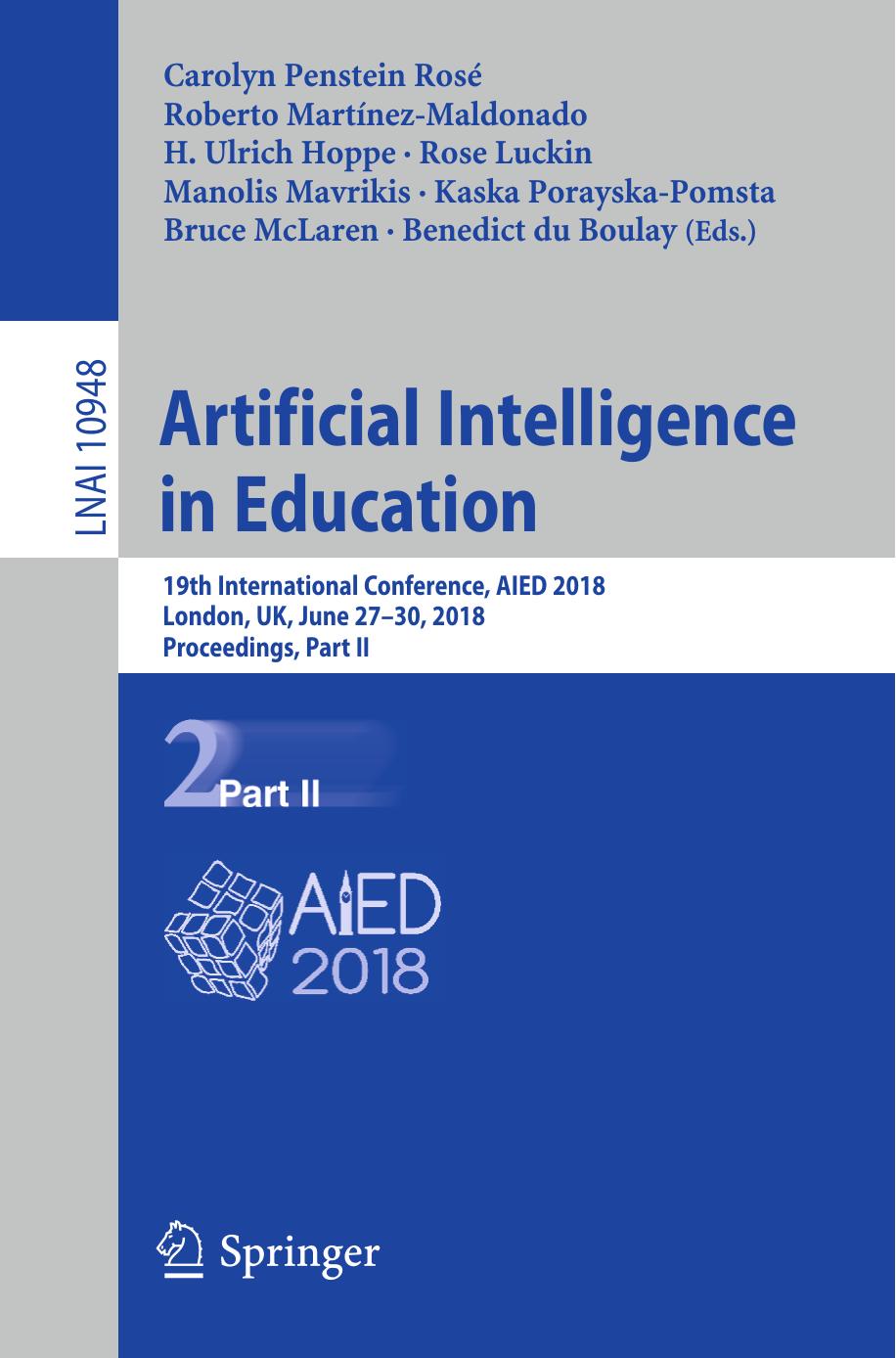 Artificial Intelligence in Education by unknow