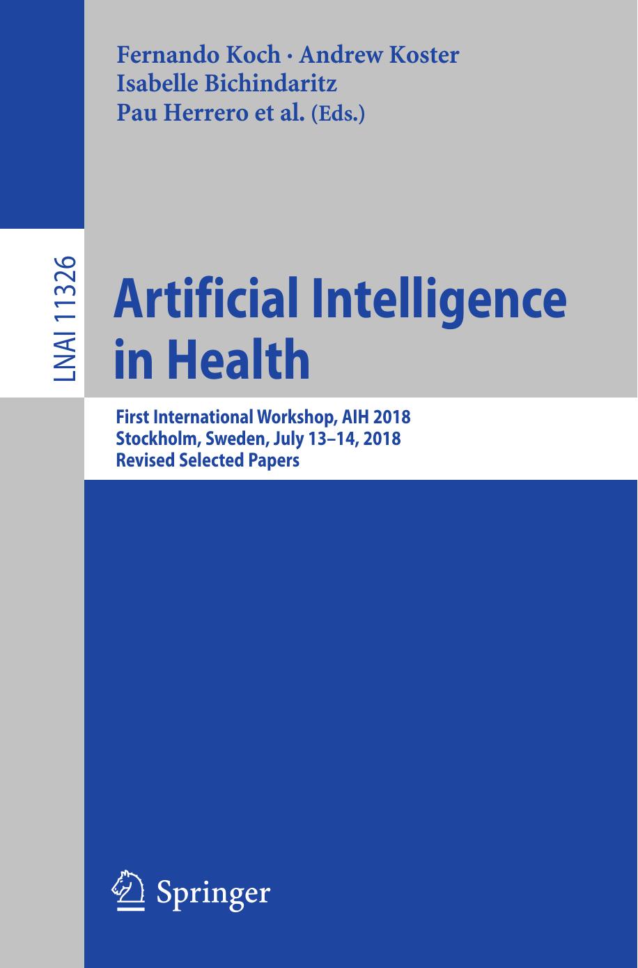 Artificial Intelligence in Health by Fernando Koch