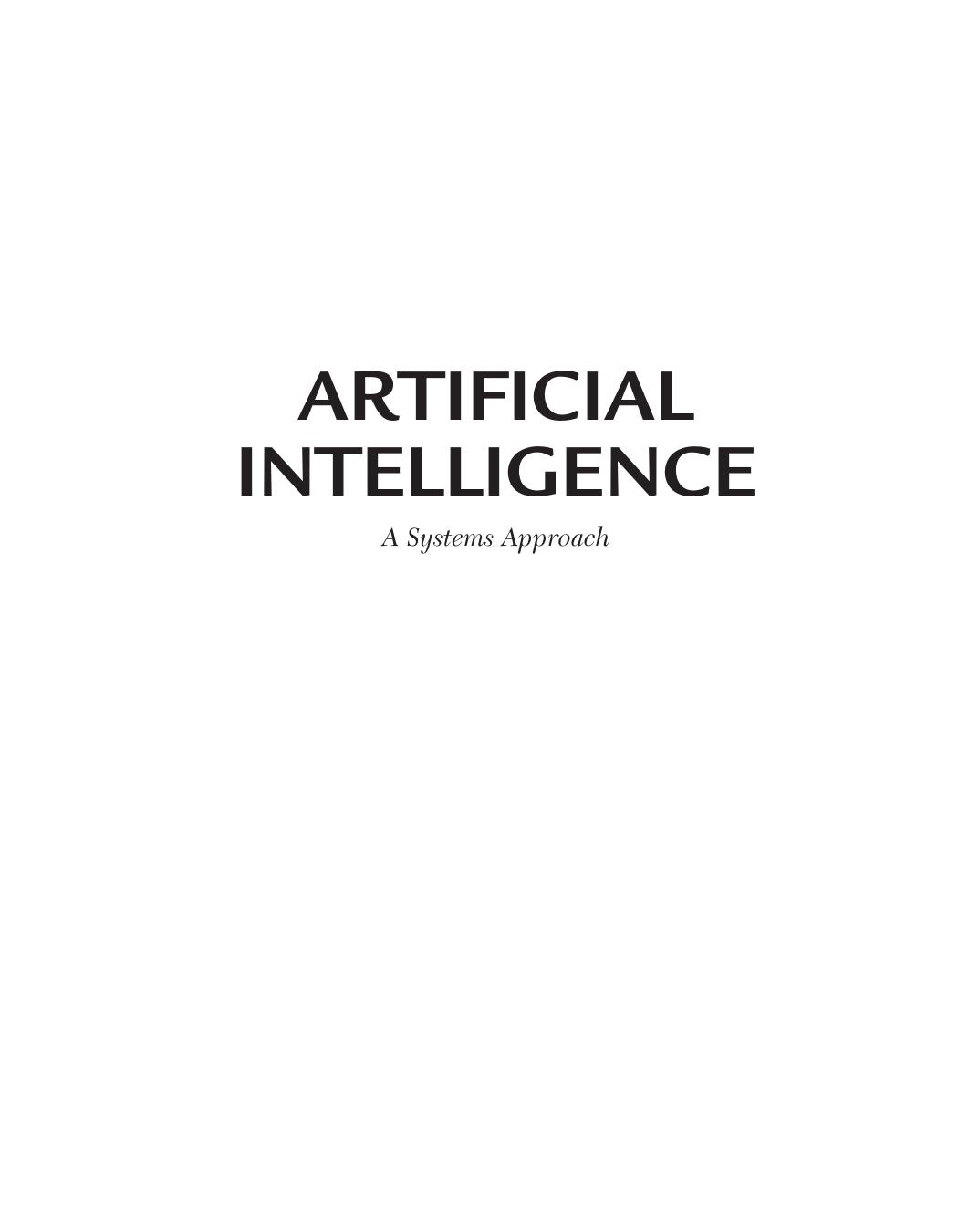Artificial Intelligence: A Systems Approach (w/CDROM)(Computer Science) (Engineering)(AI) by M. Tim Jones