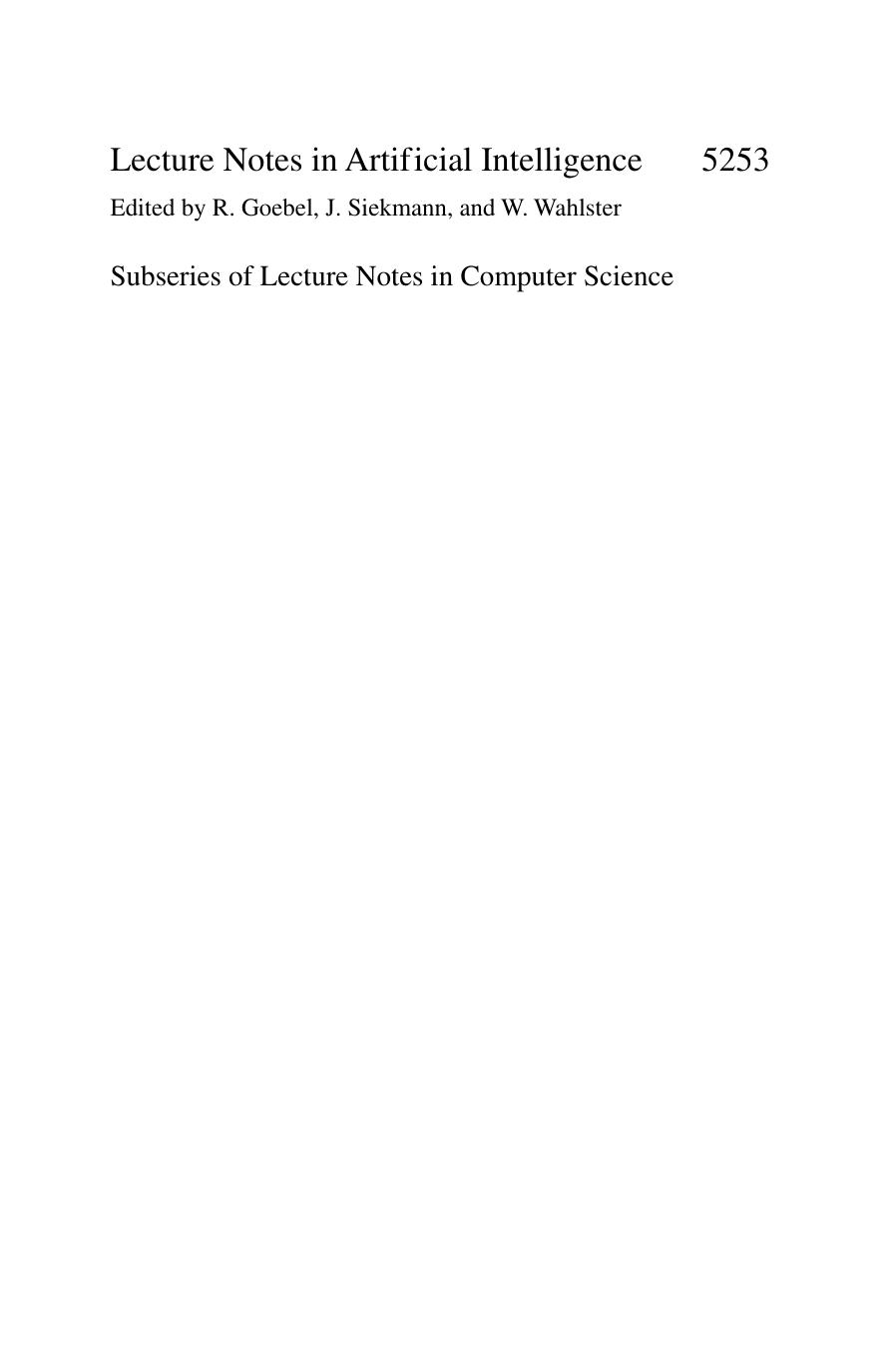 Artificial Intelligence: Methodology, Systems, and Applications: 13th International Conference, AIMSA 2008, Varna, Bulgaria, September 4-6, 2008. Proceedings by Krzysztof Stebel Dariusz Choiński (auth.) Danail Dochev Marco Pistore Paolo Traverso (eds.)
