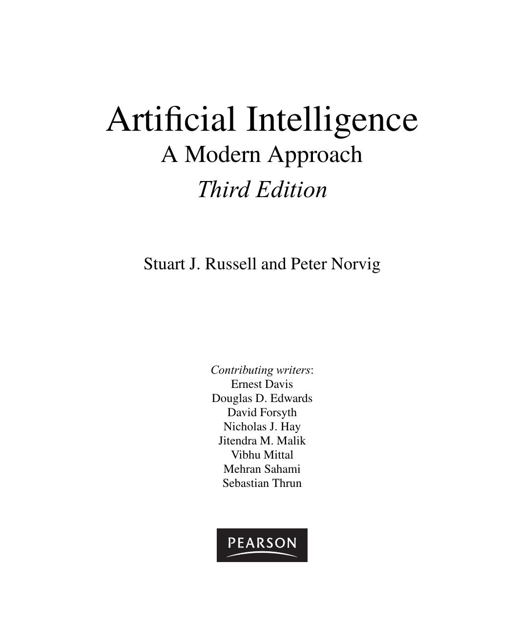 Artificial Intelligence. A Modern Approach [Global Edition] by Stuart Russell Peter Norvig