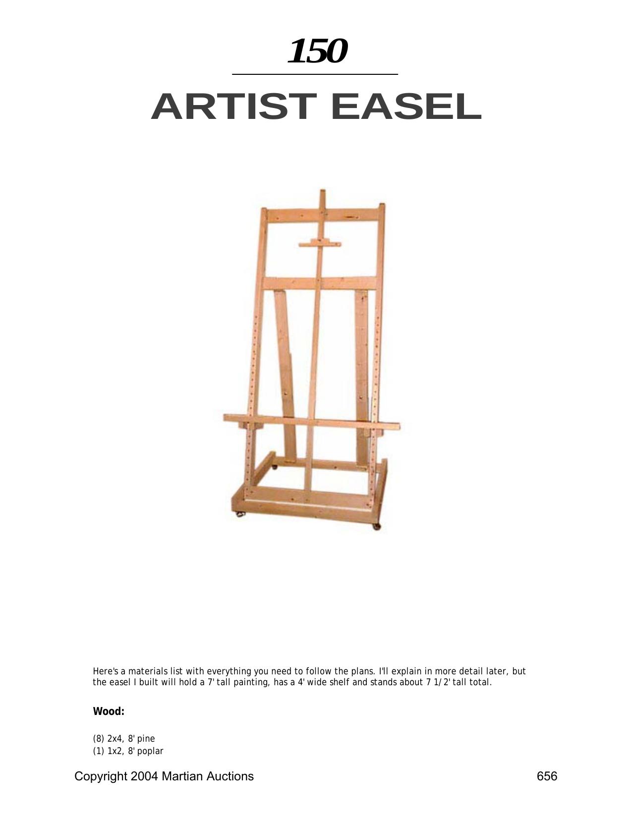 Artists Easel by Unknown