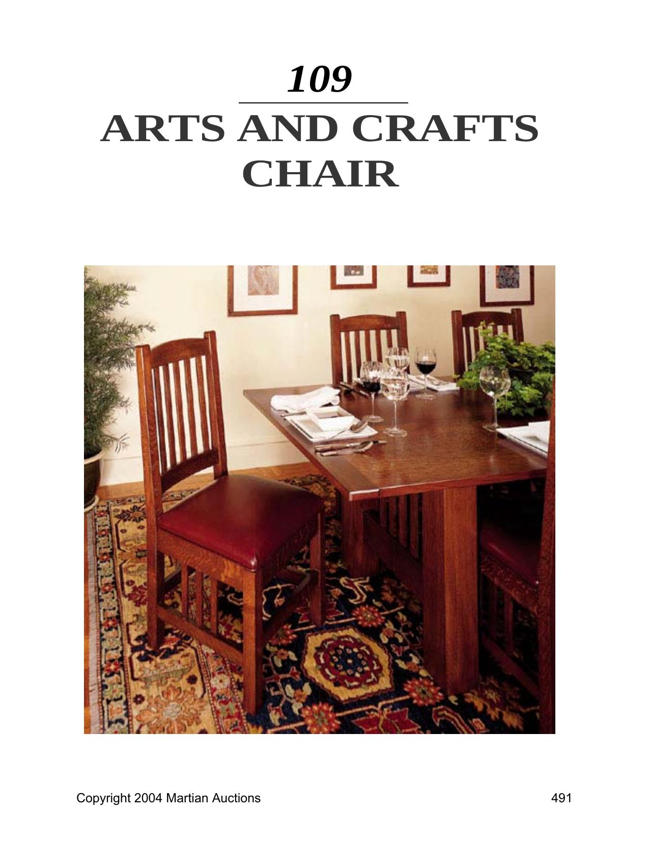 Arts and Crafts Chair by Unknown