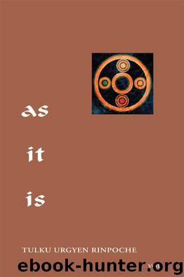 As It Is, Volume 1 by Urgyen Tulku Rinpoche