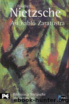 Así habló Zaratustra by Friedrich Nietzsche