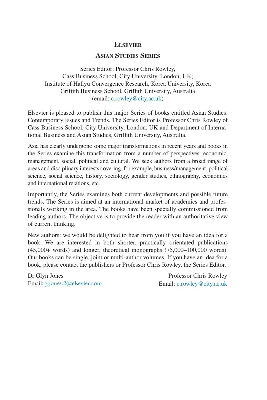Asia Pacific Human Resource Management and Organisational Effectiveness. Impacts on Practice by Alan Nankervis Chris Rowley Noorziah Salleh