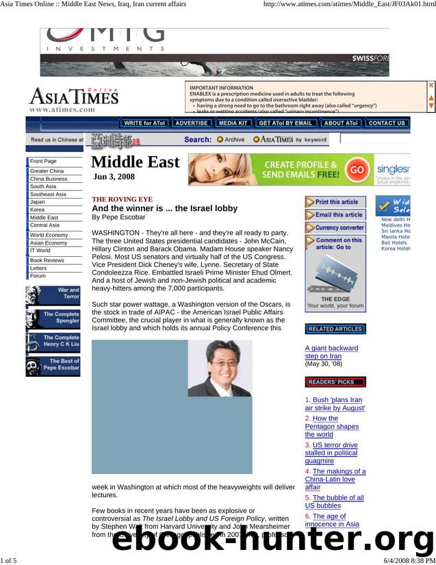 Asia Times Online :: Middle East News by Owner
