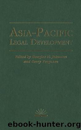Asia-Pacific Legal Development by Gerry Ferguson; Gerry Ferguson