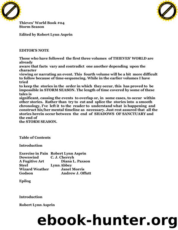Asprin, Robert - Thieves World 04 by Asprin Robert