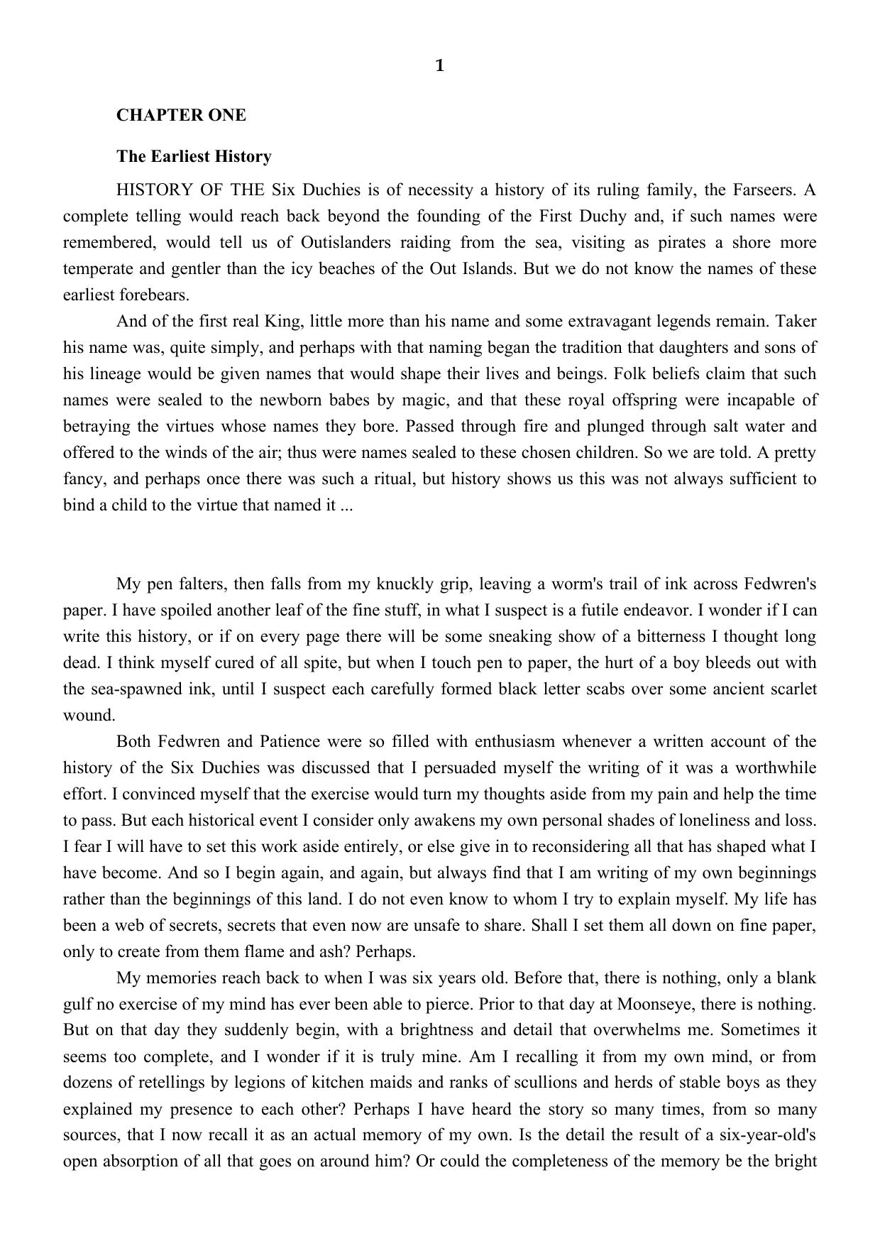 Assassin's Apprentice by Robin Hobb