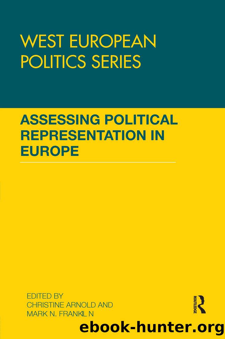 Assessing Political Representation in Europe by Christine Arnold & Mark N. Franklin