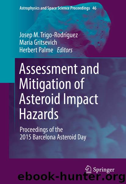 Assessment and Mitigation of Asteroid Impact Hazards by Josep M. Trigo-Rodríguez Maria Gritsevich & Herbert Palme