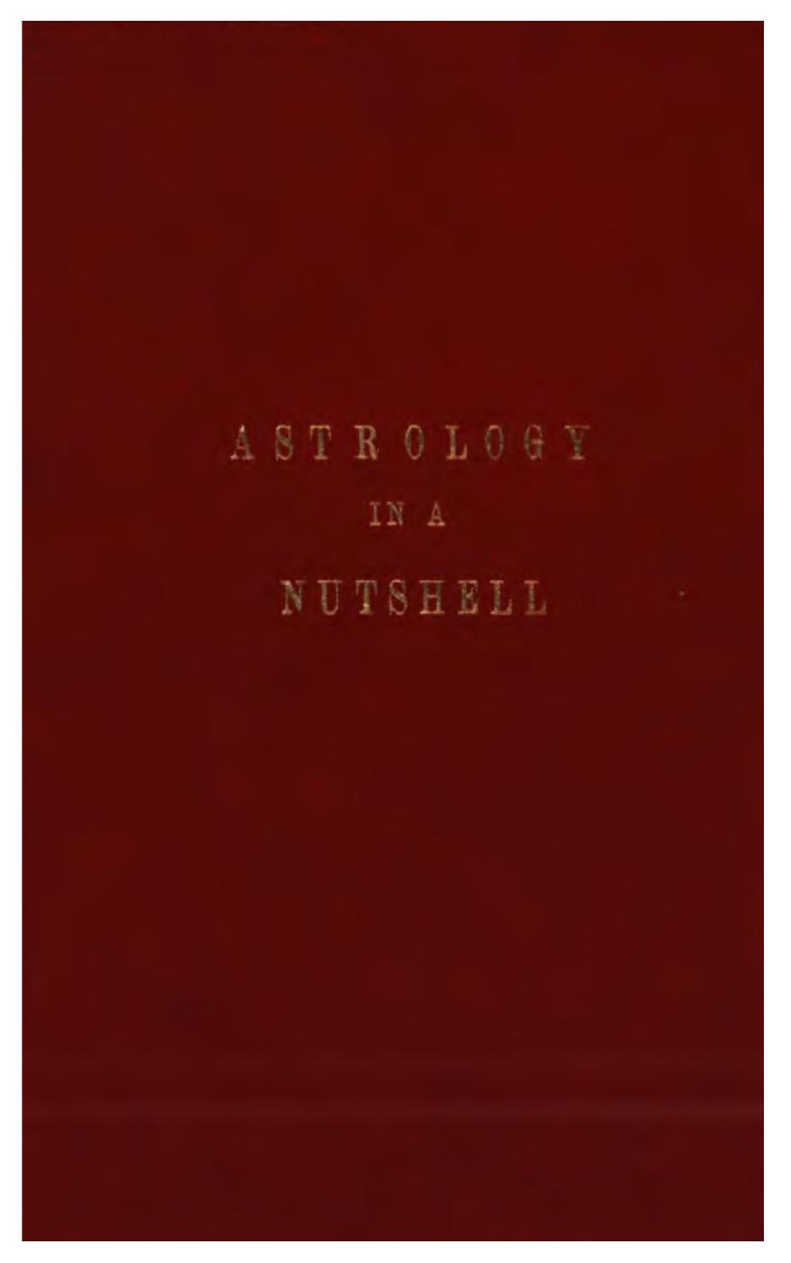 Astrology in a Nutshell by C H Webber