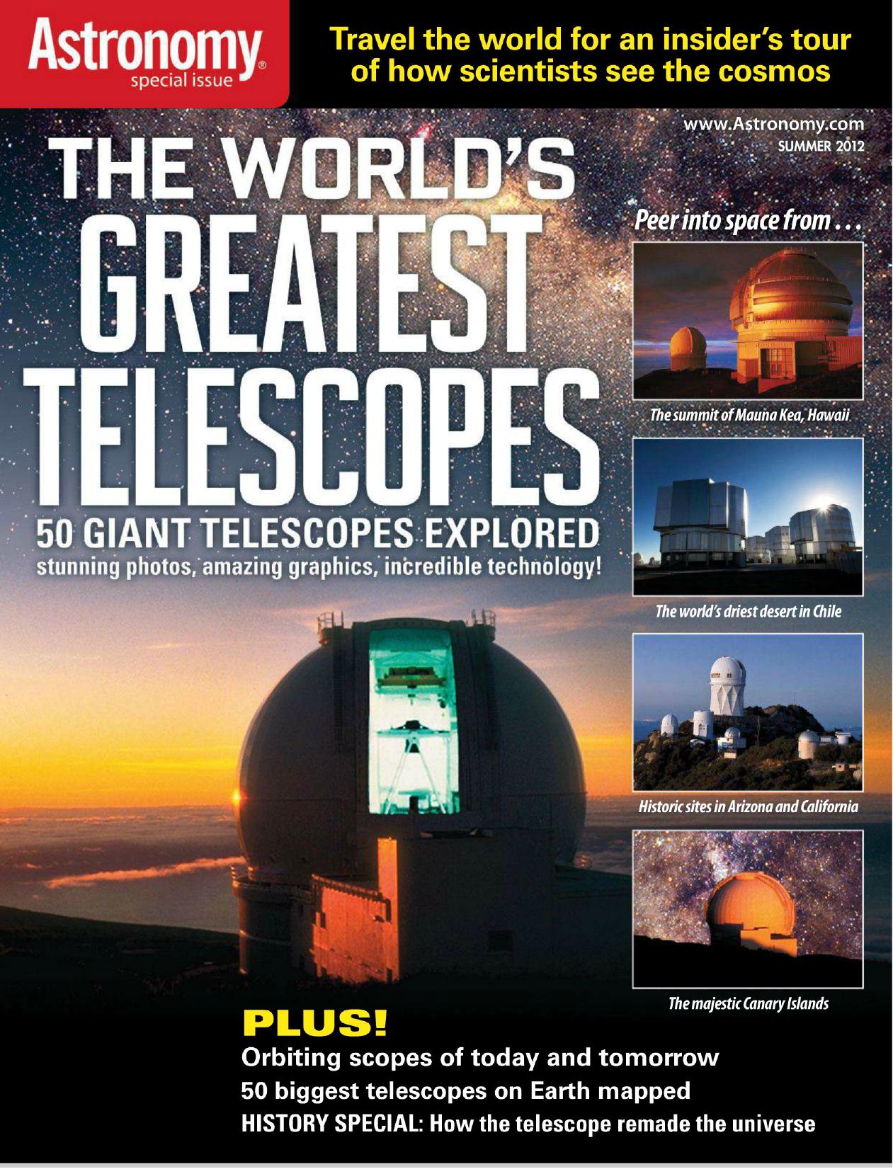 Astronomy Special Issue - The World's Greatest Telescopes by Unknow