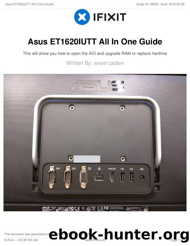 Asus ET1620IUTT All In One Guide by Unknown