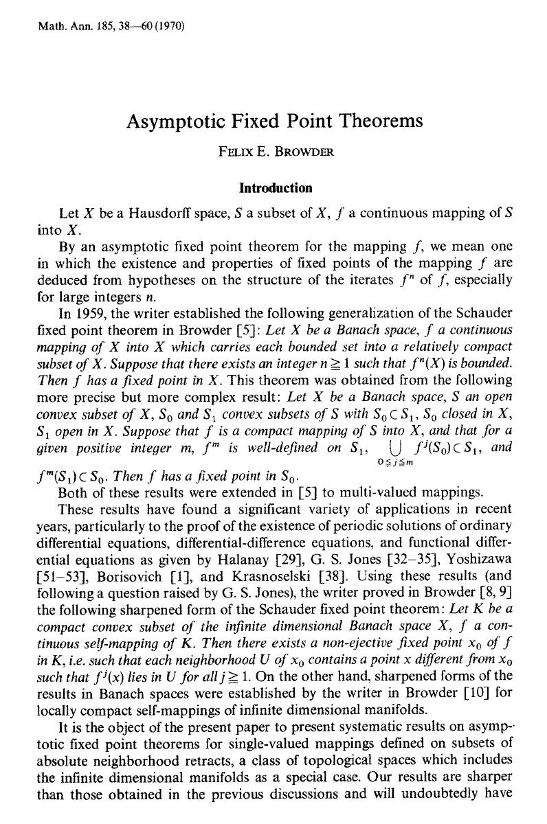 Asymptotic fixed point theorems by Unknown