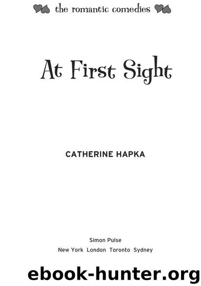 At First Sight by Catherine Hapka