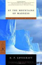 At the Mountains of Madness by Lovecraft H. P