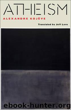Atheism by Kojeve Alexandre;Love Jeff;