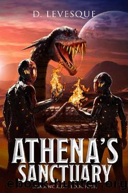 Athena's Sanctuary: Sigma Worlds Book 4, a LitRPG series by D. Levesque