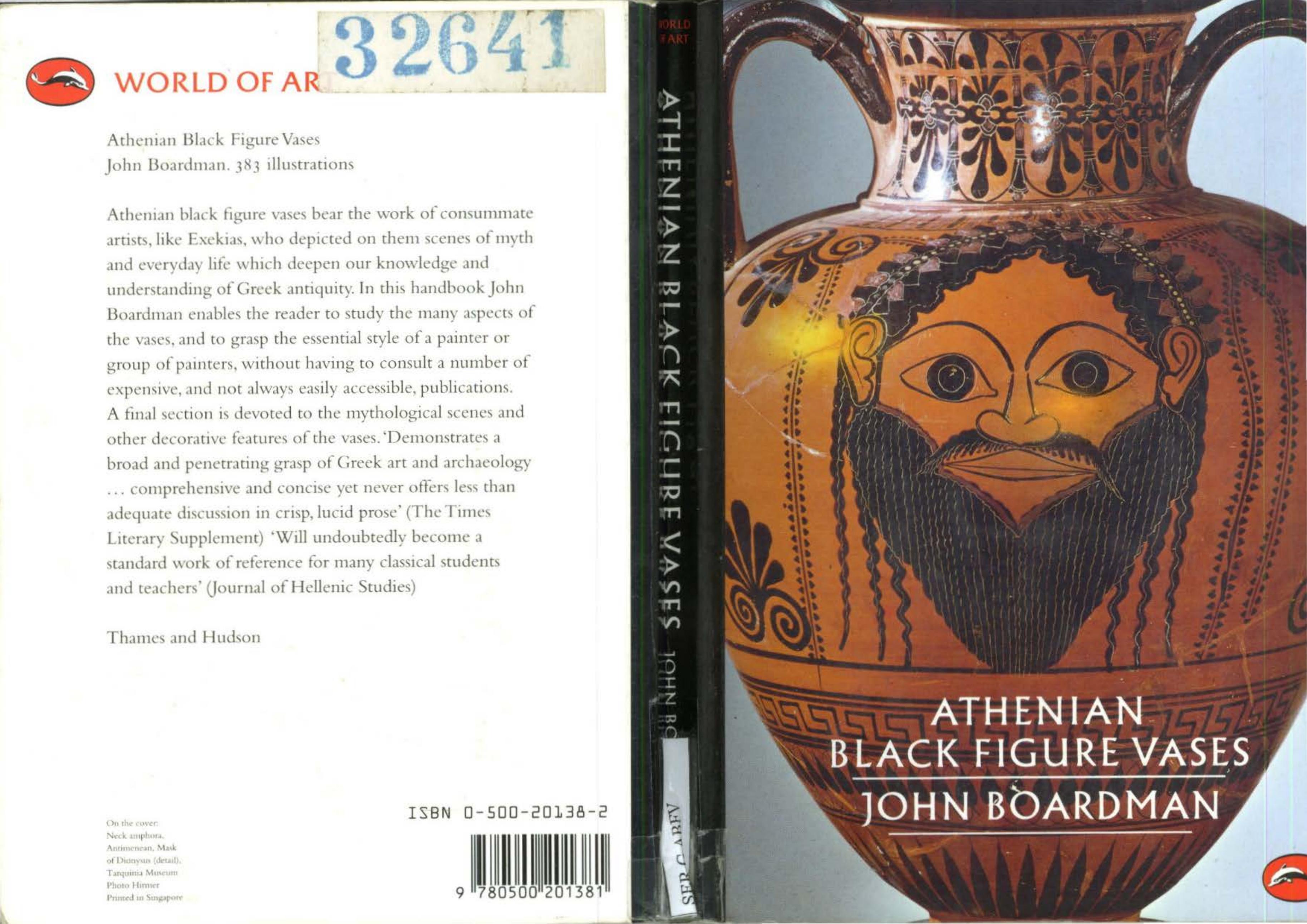 Athenian Black Figure Vases by John Boardman