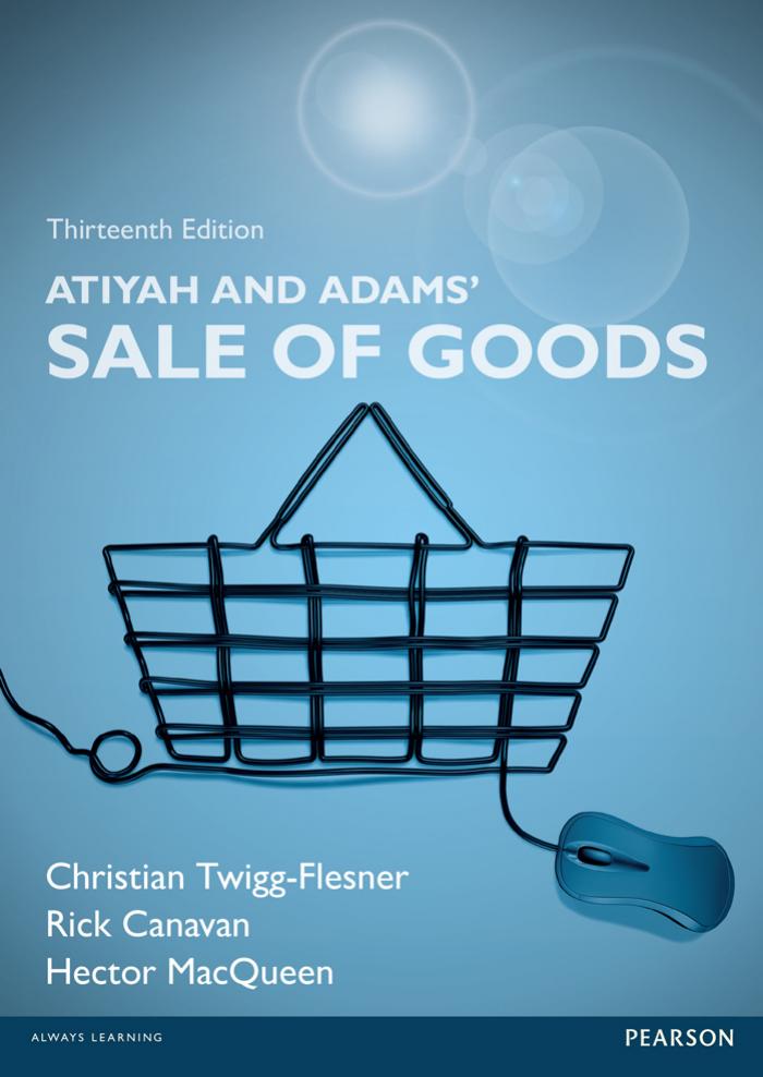 Atiyah and Adams' Sale of Goods by Unknow