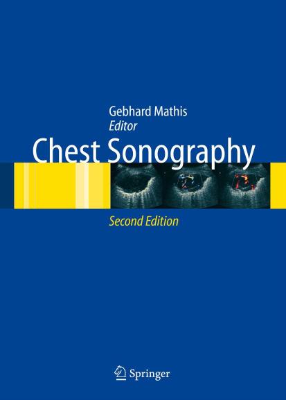 Atlas of Chest Sonography by Gebhard Mathis Klaus D. Lessnau