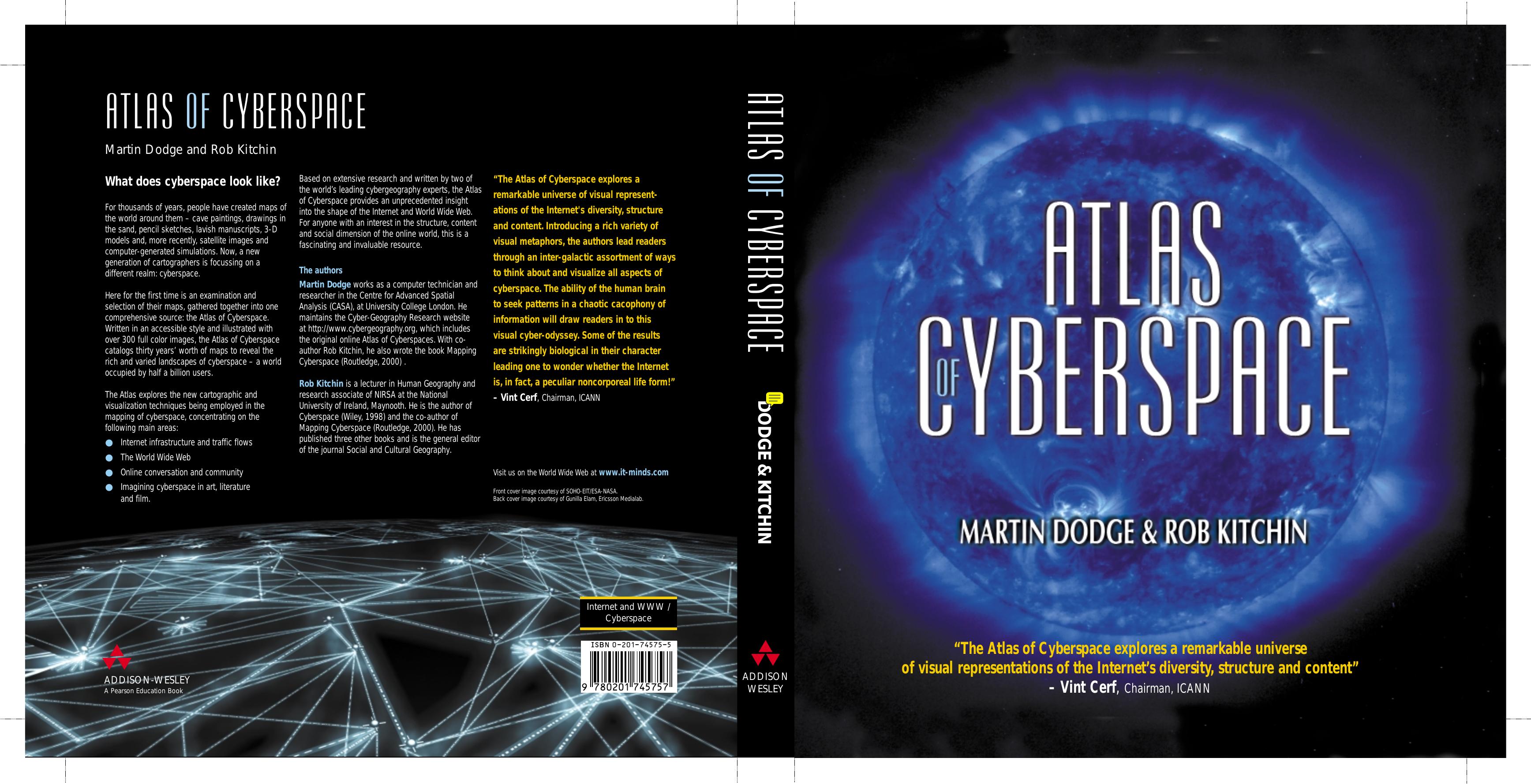 Atlas of Cyberspace by Rob Kitchin Martin Dodge