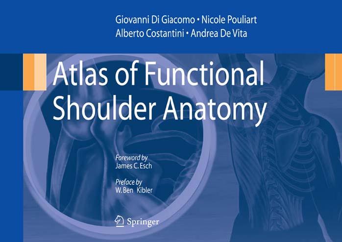 Atlas of Functional Shoulder Anatomy by Giovanni Di Giacomo Nicole Pouliart Alberto Costantini Andrea De Vita